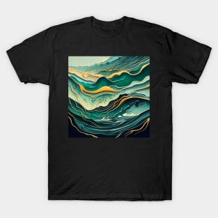 Abstract fluid art T-Shirt